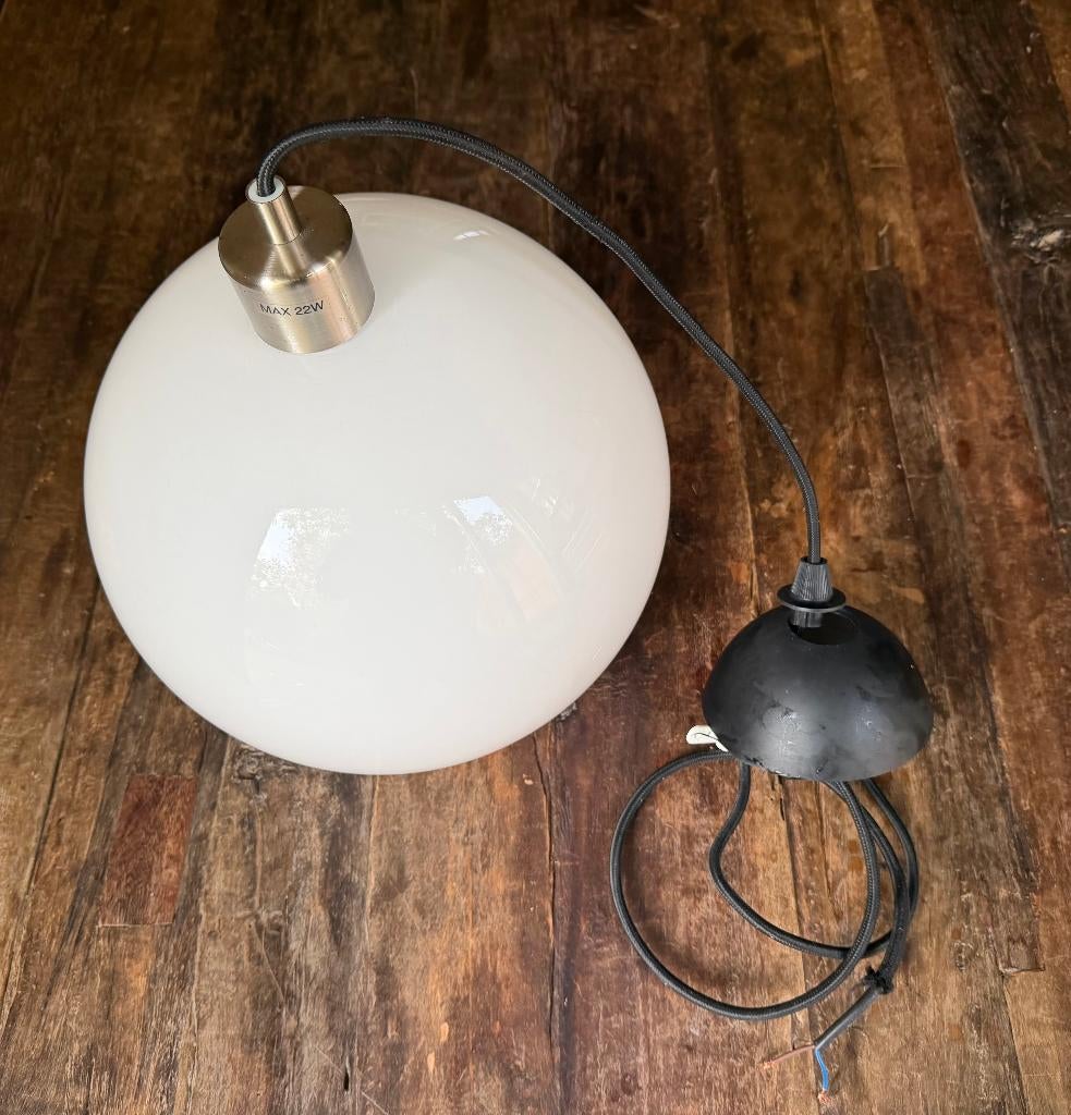Mooie bollamp, Huis en Inrichting, Ophalen, Modern, Minder dan 50 cm, Glas