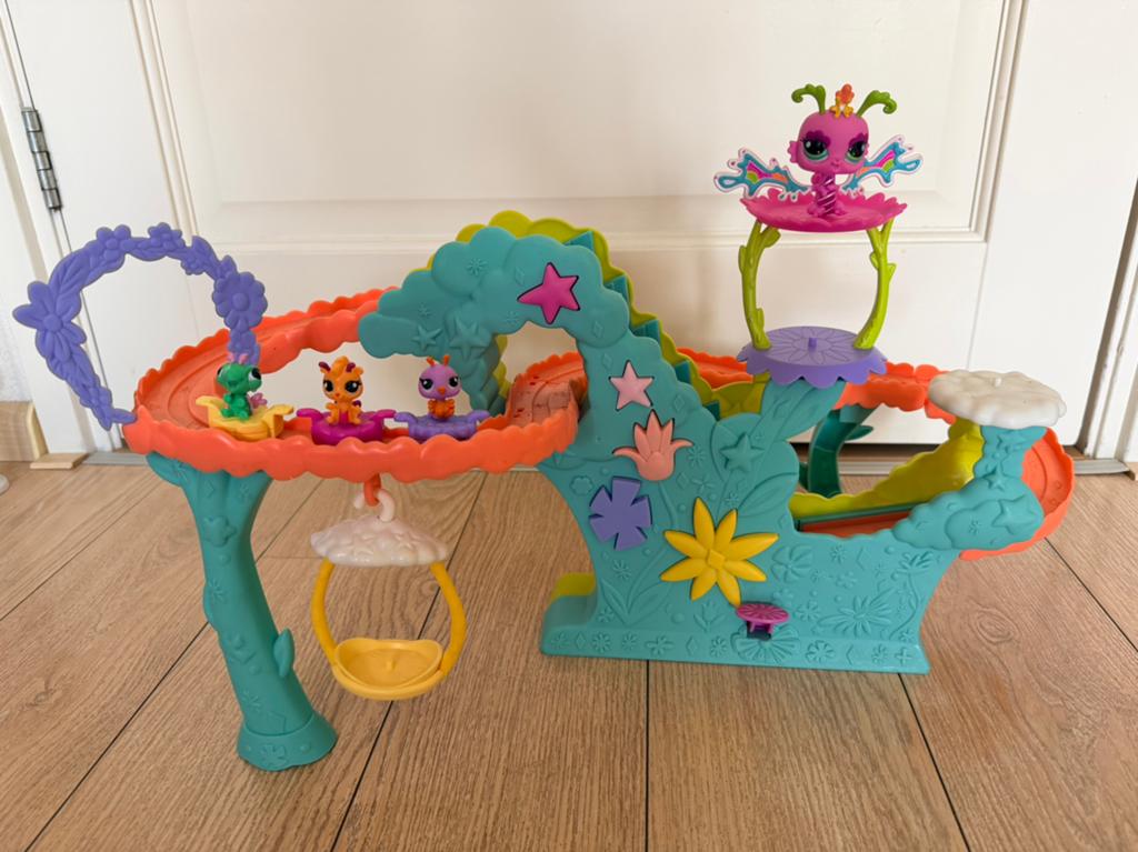 Hasbro Littlest pet shop LPS achtbaan, compleet., Ophalen of Verzenden, Zo goed als nieuw