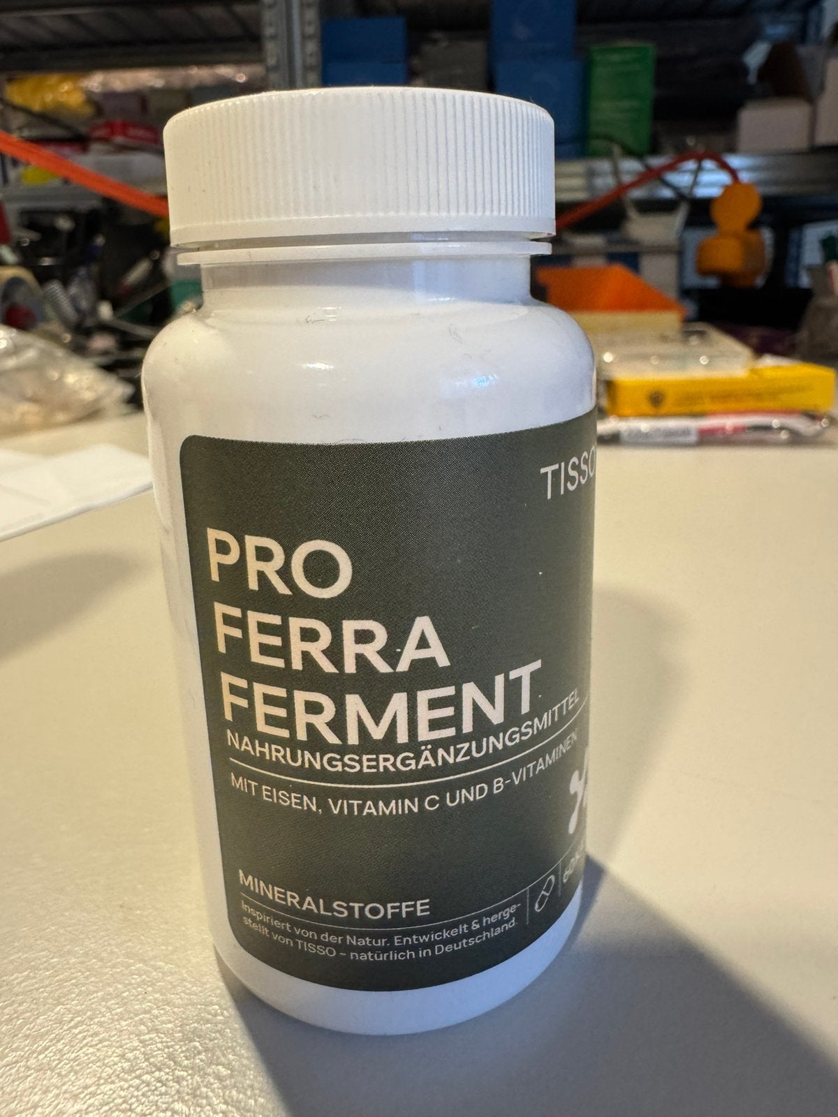 TISSO Pro Ferra Ferment voedingssupplement 60st onaangebroke, Ophalen of Verzenden, Zo goed als nieuw, Overige typen