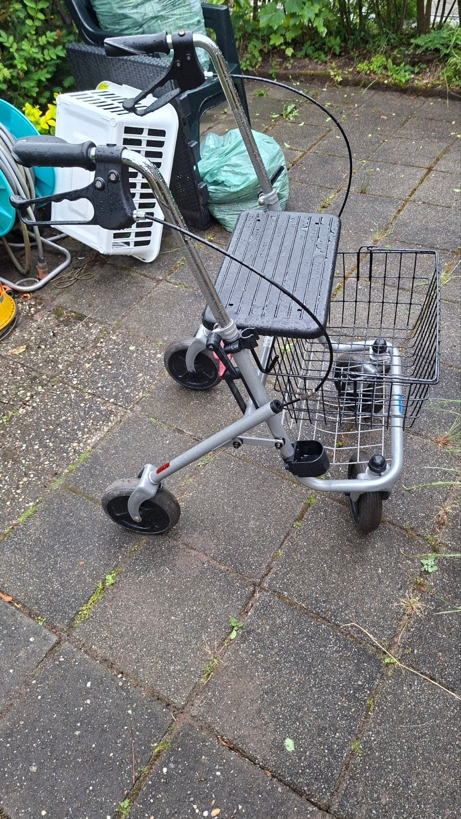 thuasne rollator compleet, Ophalen, Opvouwbaar, Gebruikt