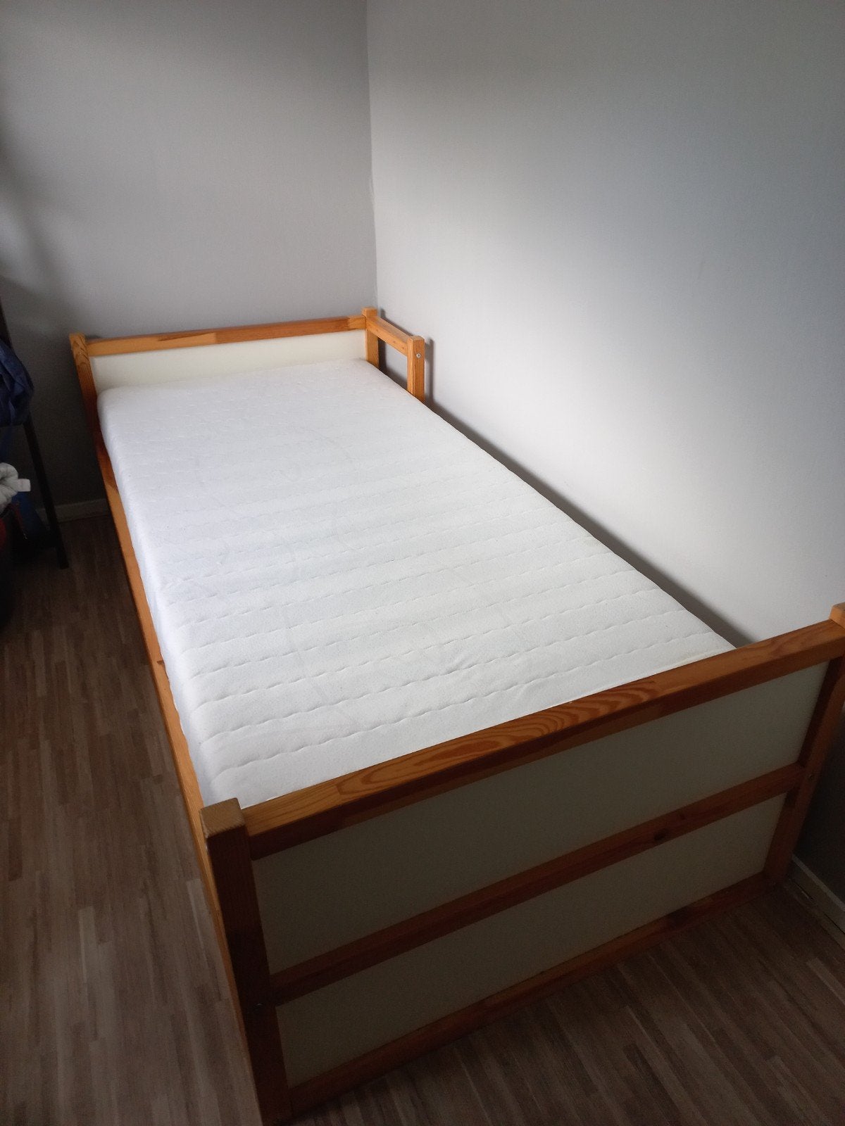 1 persoons bed, Ophalen, Gebruikt, 90 cm, Eenpersoons