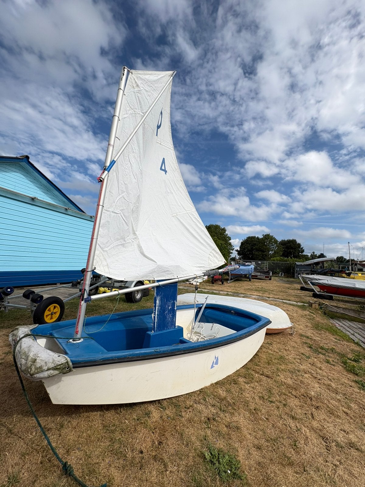 Optimist zeilboot, Watersport en Boten, Ophalen, Zo goed als nieuw, Overige typen, Minder dan 15 m²
