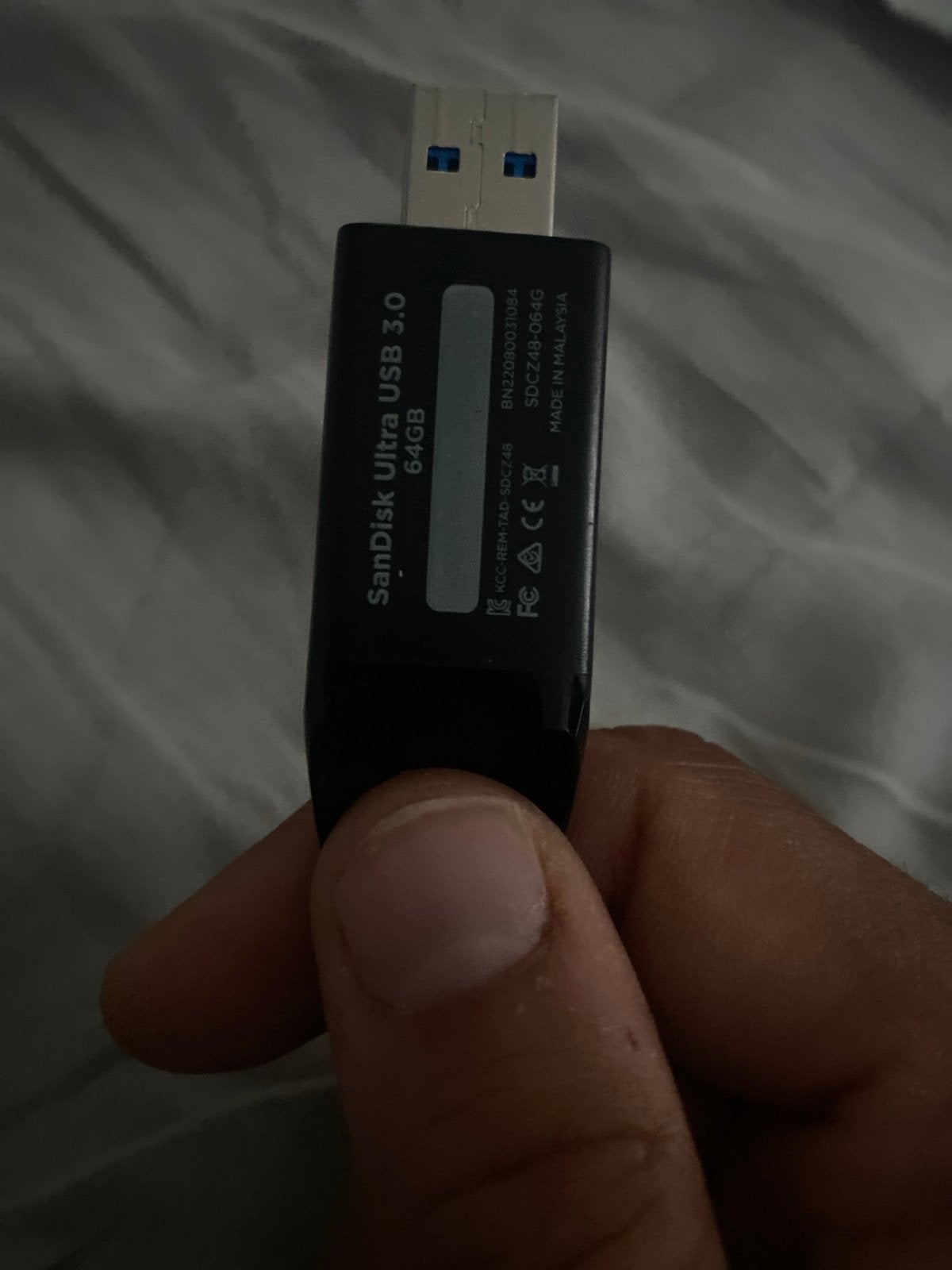 SanDisk Ultra USB 3.0 64GB USB-stick, Computers en Software, USB Sticks, Ophalen of Verzenden, Zo goed als nieuw, 64 GB
