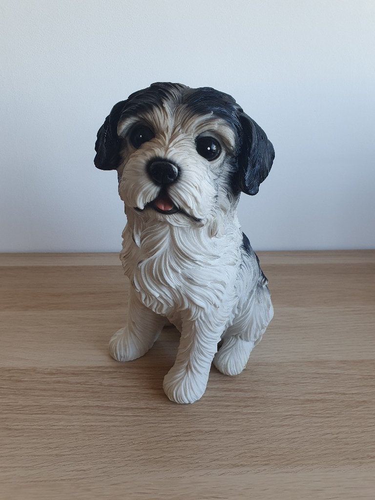 Shih Tzu / Havanezer beeldje hond 26,5cm, Meerkleurig, Verzenden, Overige stijlen, Kunststof
