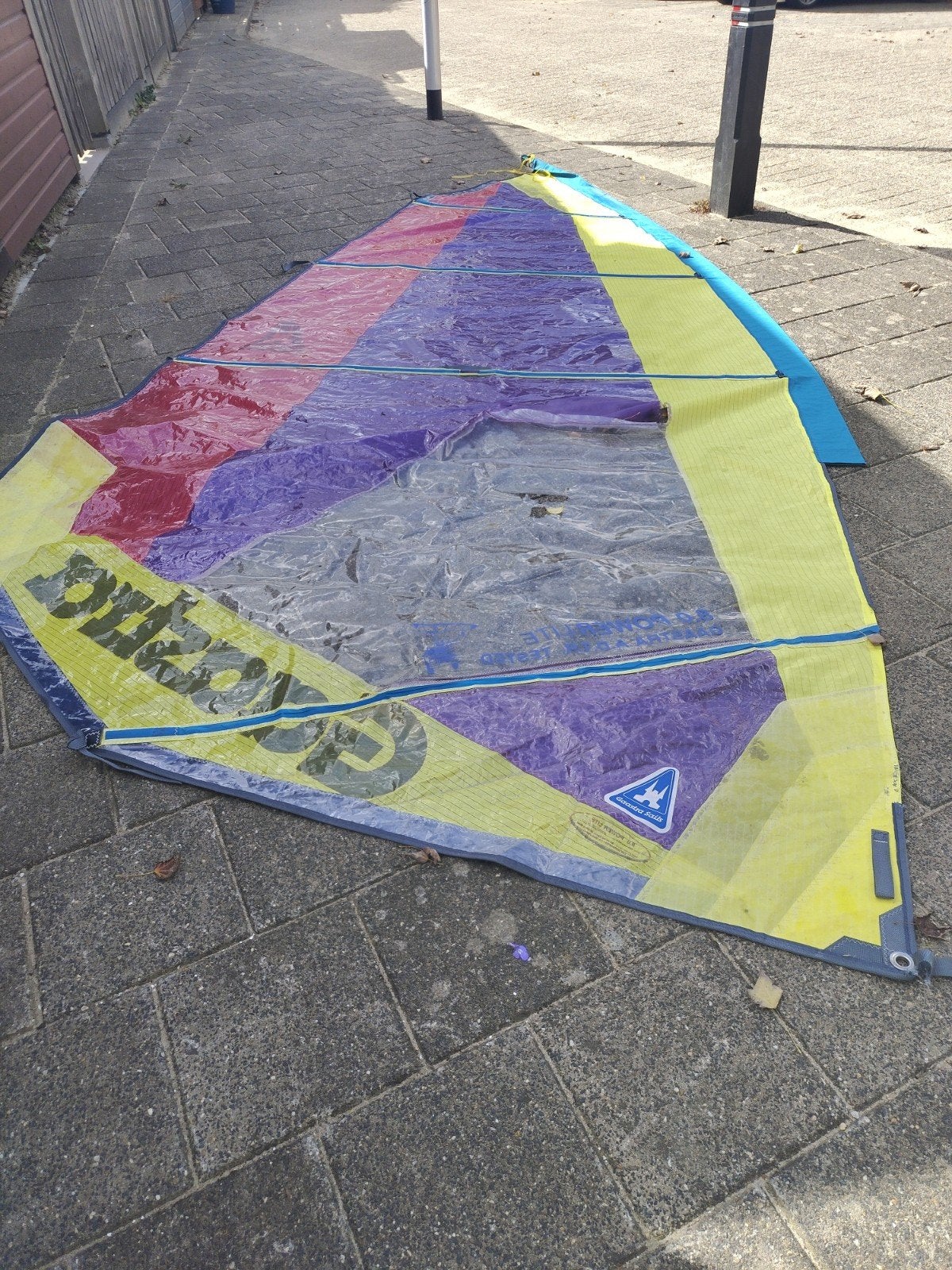 Gratis zeil voor tassen of decoratie (bovenkant mooi), Ophalen of Verzenden, Minder dan 15 m²