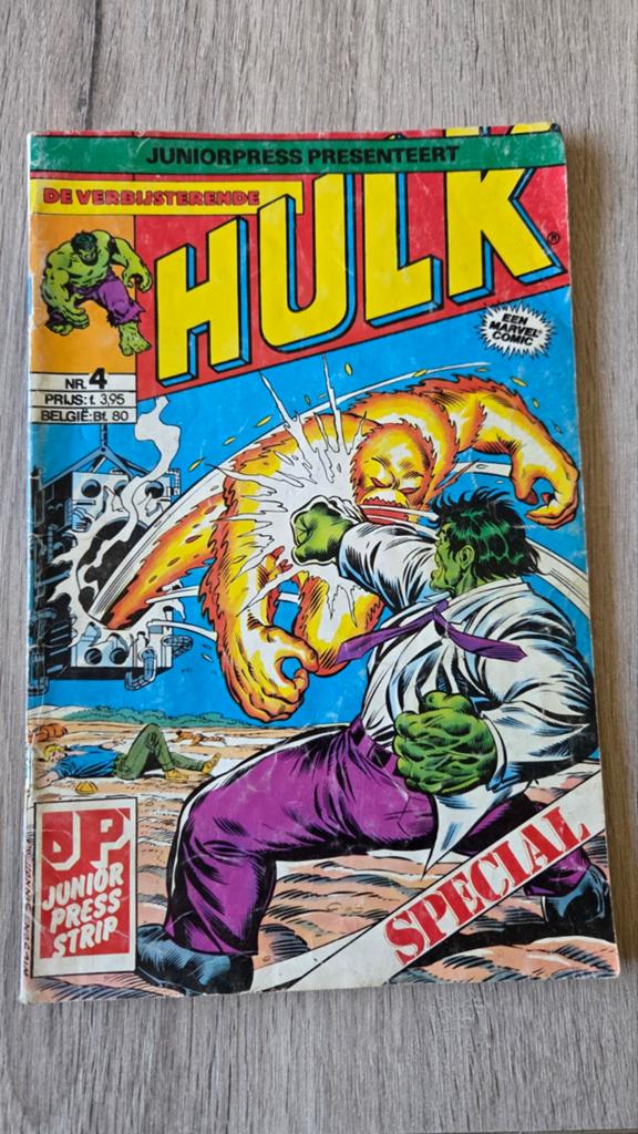 De Verbijsterende Hulk Special - Nummer 4 (Juniorpress), Boeken, Strips | Comics, Amerika, Stan Lee, Ophalen of Verzenden, Gelezen