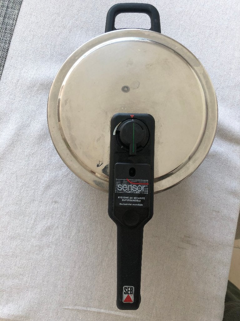 Snelkookpan SEB (TEFAL), Gebruikt, Keramische plaat, Ophalen of Verzenden, Rvs
