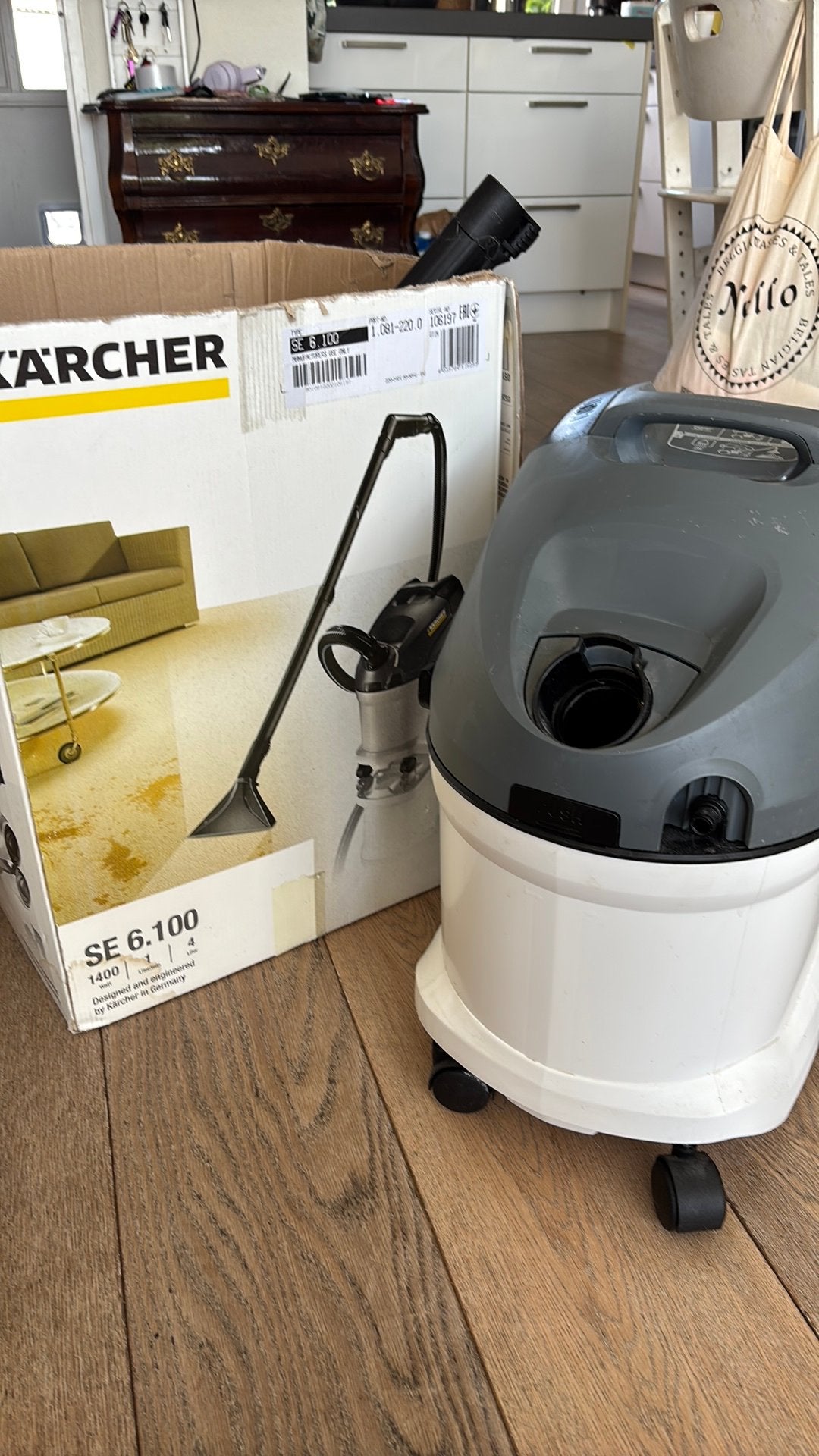 K’archer reiniging stofzuiger, Doe-het-zelf en Verbouw, Ophalen, Zo goed als nieuw, Overige typen