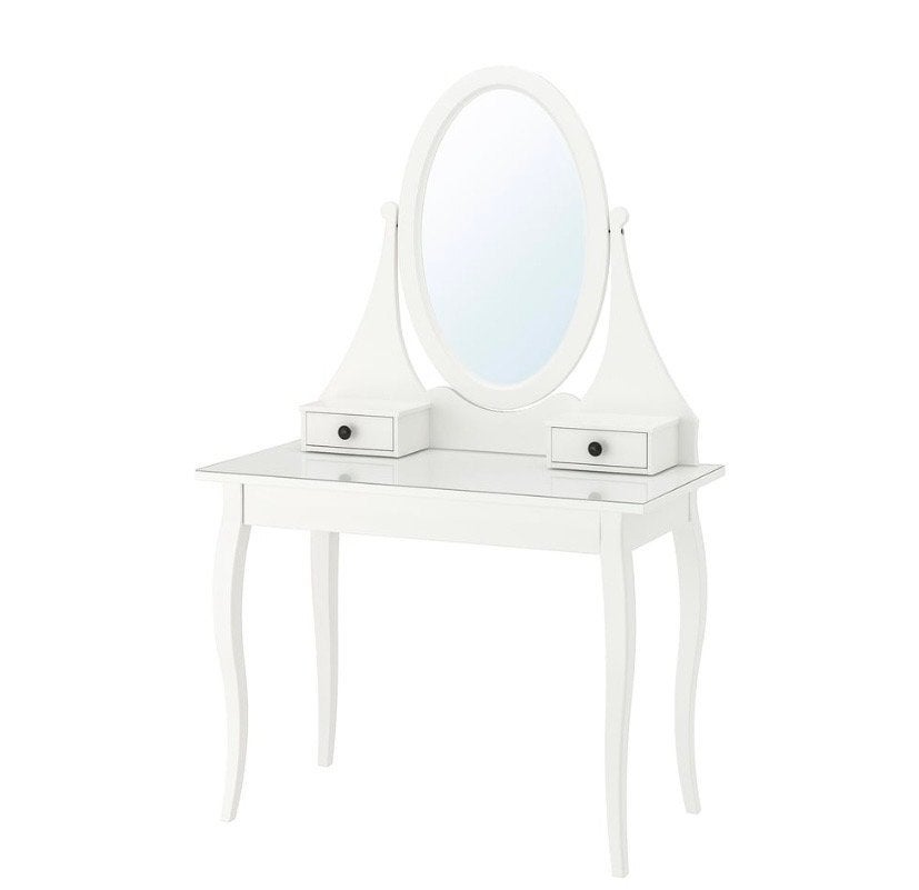 Nieuwe IKEA Hemnes make-up tafel in verpakking, Nieuw, 150 tot 200 cm, Hout, 50 tot 100 cm