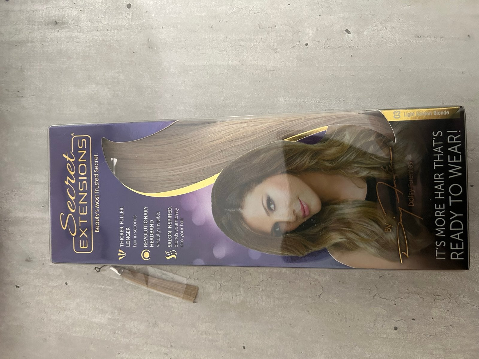 Secret Extensions Haarverlenging - Licht Goudblond, Ophalen of Verzenden, Nieuw, Pruik of Haarverlenging