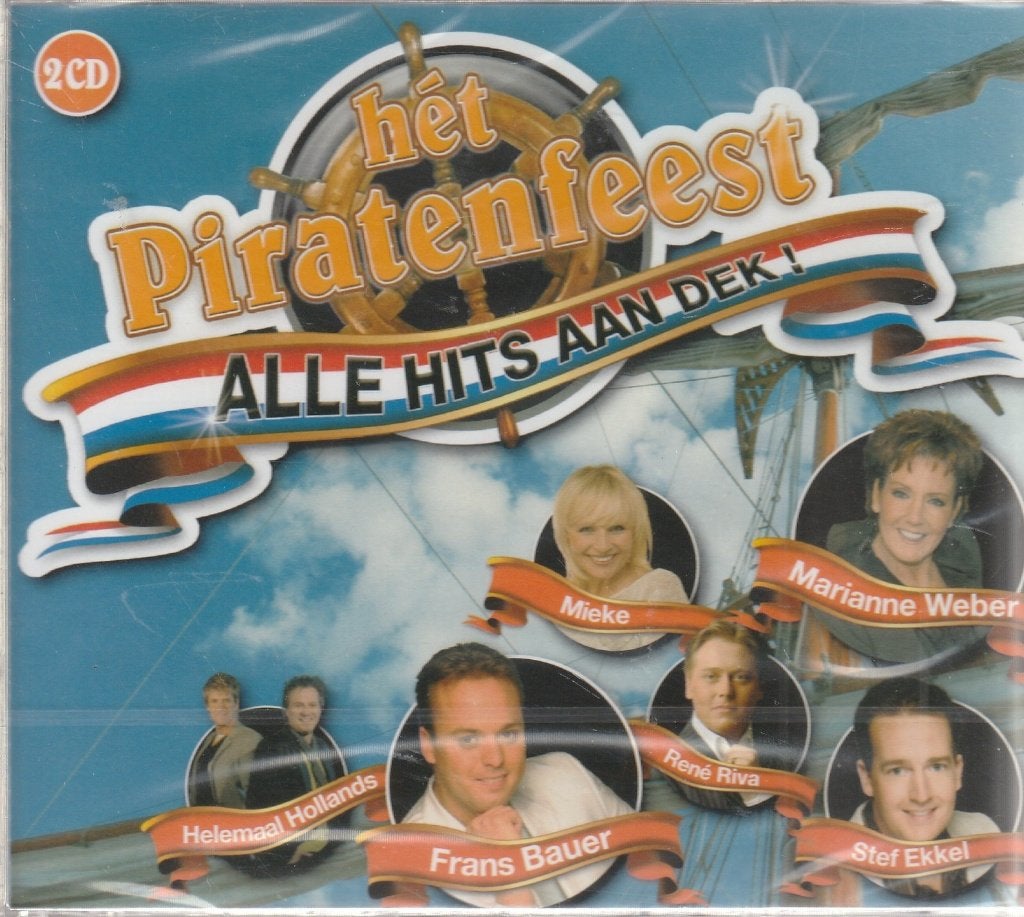 Het Piraten Feest  Alle Hits aan Dek ( 2 cd set ), Cd's en Dvd's, Verzenden, Zo goed als nieuw, Levenslied of Smartlap