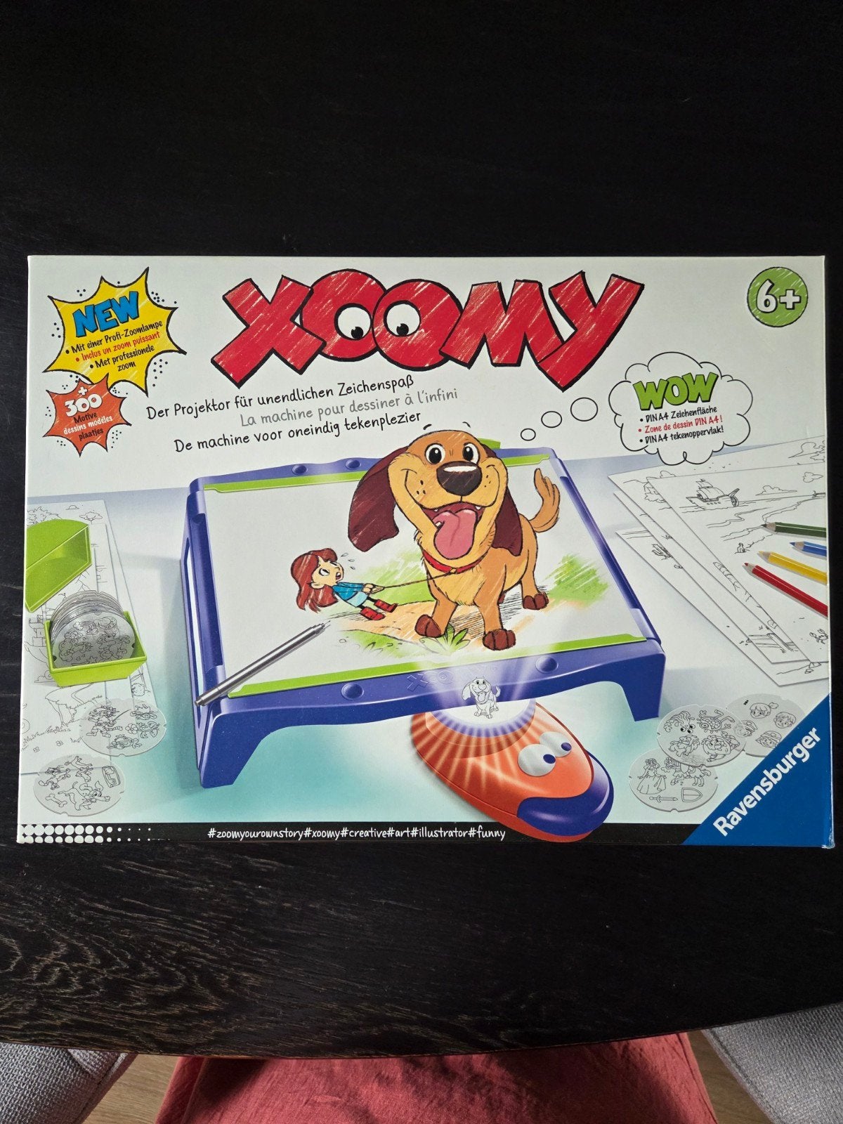 Ravensburger Xoomy Projector - Zo goed als nieuw, Ophalen of Verzenden, Zo goed als nieuw, Knutselen, Met licht