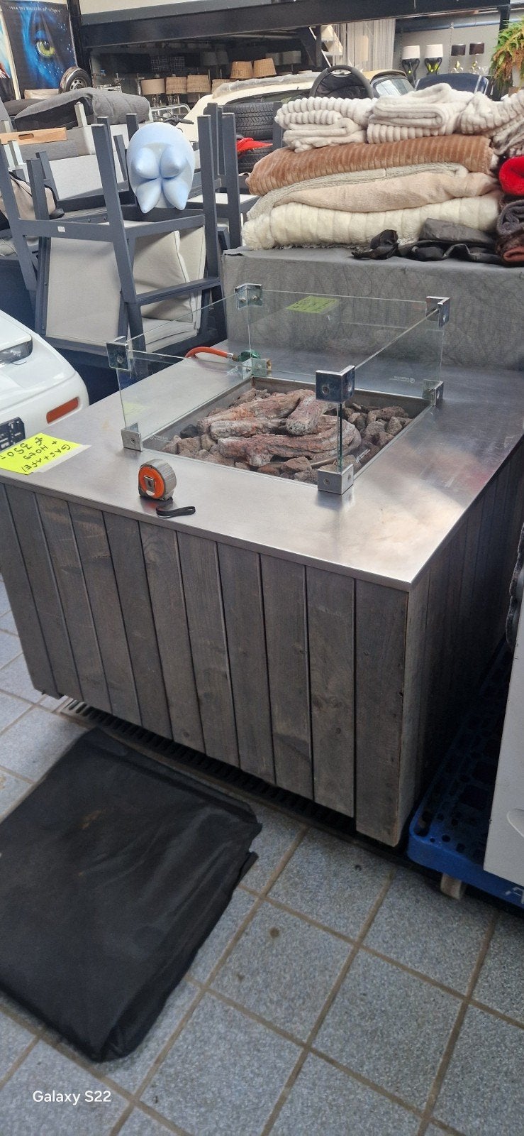 Cosi gas vuurtafel met hoes, Ophalen of Verzenden, Zo goed als nieuw