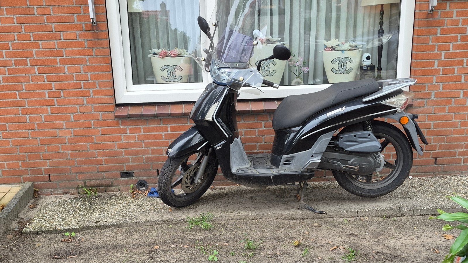 Kymco People S scooter - Zwart, goed onderhouden, Fietsen en Brommers, Scooters | Kymco, Gebruikt, Maximaal 45 km/u, Ophalen of Verzenden