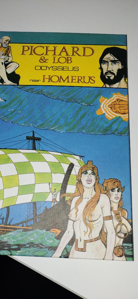Odysseus naar Homerus van Pichard 128 pagina's, Eén stripboek, Pichard & Lob, Ophalen of Verzenden, Zo goed als nieuw