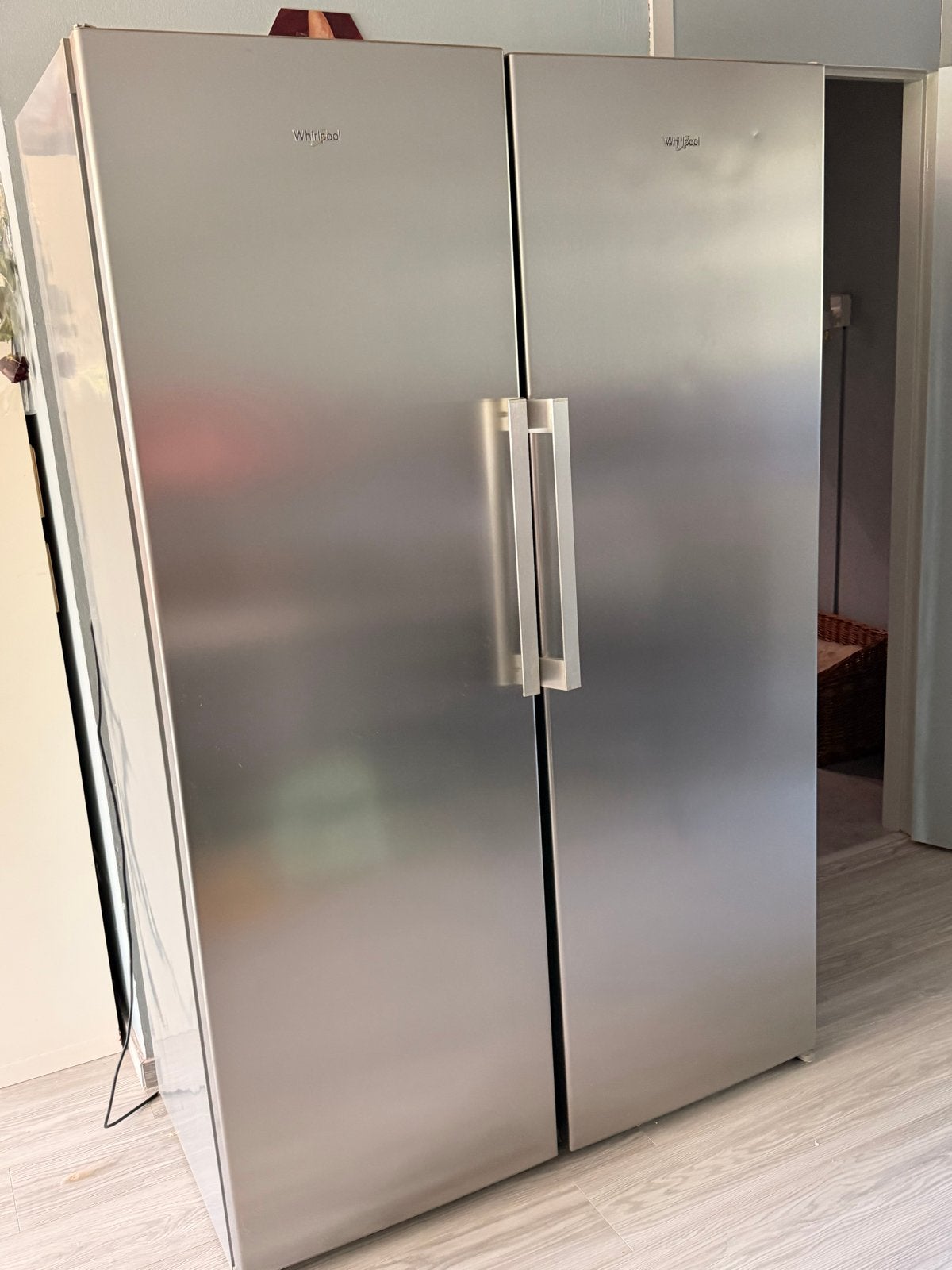 Whirlpool Koelkast en Vriezer Set - Gebruikt, Ophalen, Gebruikt, 200 liter of meer, Met aparte vriezer