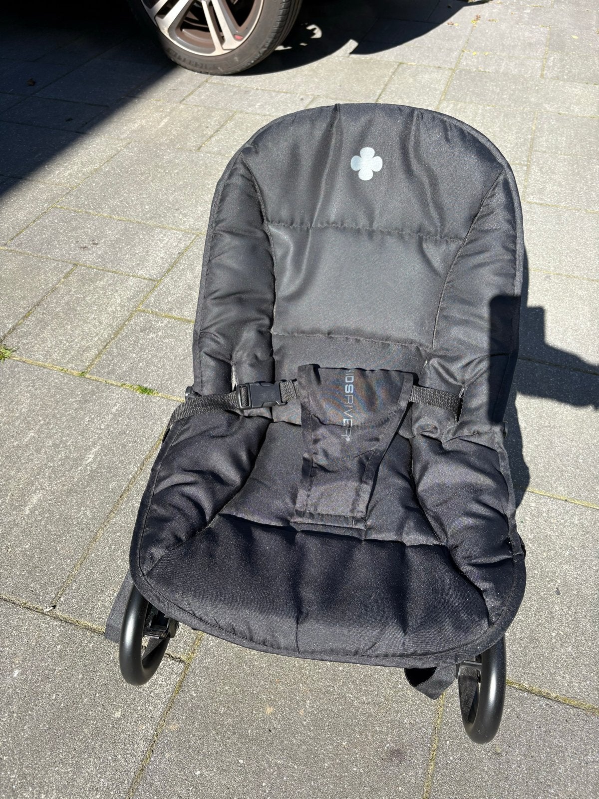 Kidsriver Wipstoel Zwart - Prima Staat, Kinderen en Baby's, Wipstoel, Ophalen, Overige merken, Met gordel(s) of riempje(s)