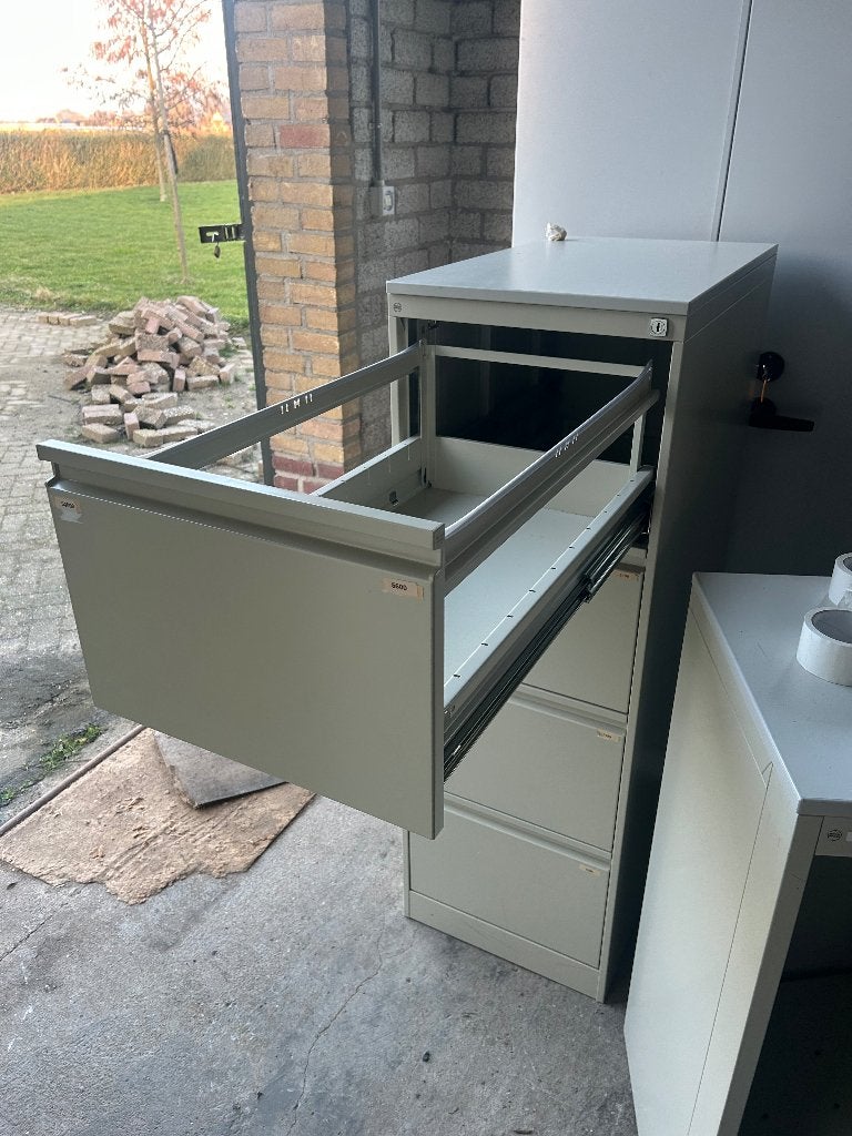 Metalen ladekasten voor schoenen, (tuin)gereedschap etc, Ophalen, Gebruikt, 50 tot 100 cm, 3 of 4 laden