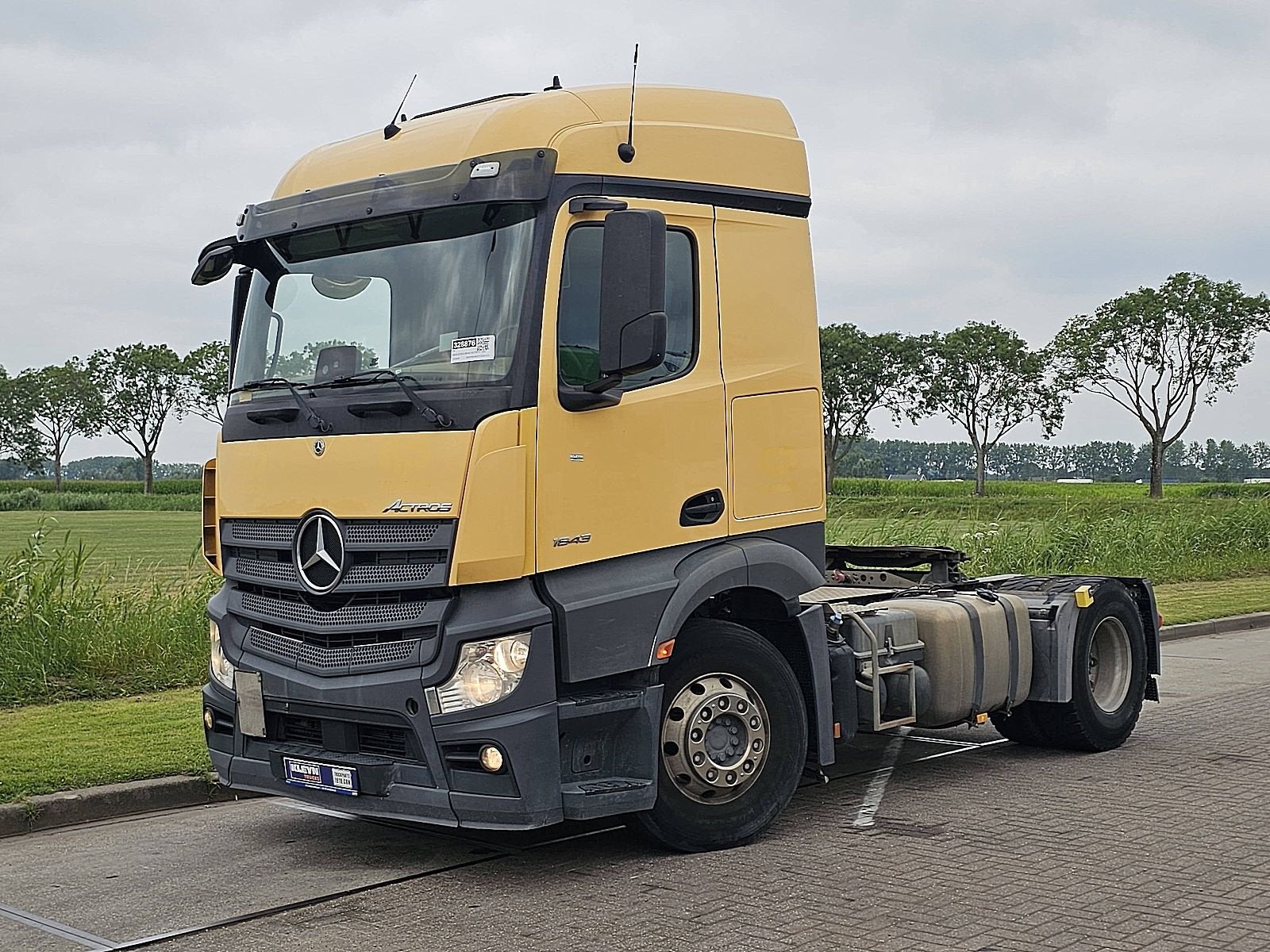 MERCEDES-BENZ ACTROS 1843 retarder alu wheels, Automaat, Euro 6, Bedrijf, Diesel