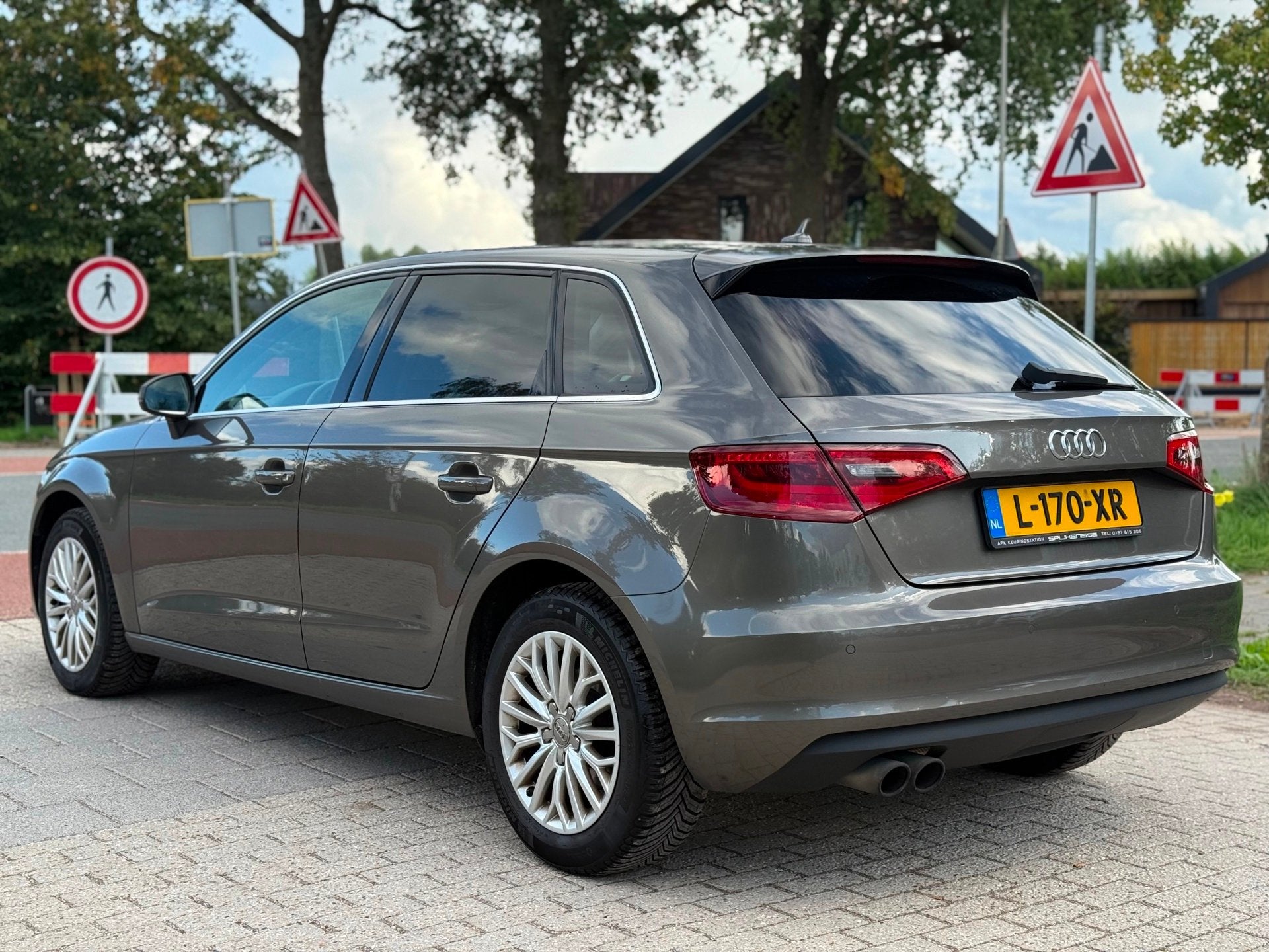 Audi A3 Sportback 1.8 TFSI Ambition Pro Line S AUTOMAAT, Auto's, Gebruikt, 4 cilinders, Leder en Stof, Bedrijf