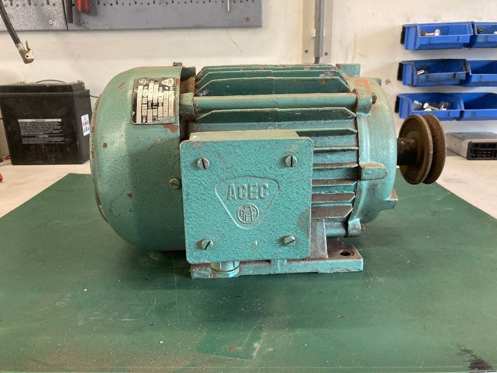 Elektromotor Acec | 380 Volt | 3 fasen | 3kW, Ophalen of Verzenden, Gebruikt, Schakelaar