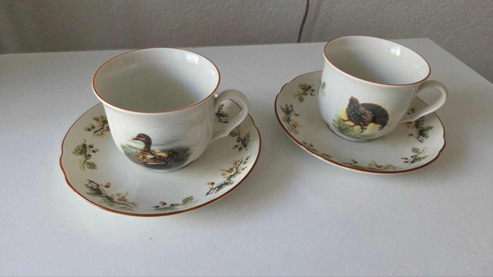 2x Seltmann Weiden kop en schotel - Vintage servies, Ophalen of Verzenden