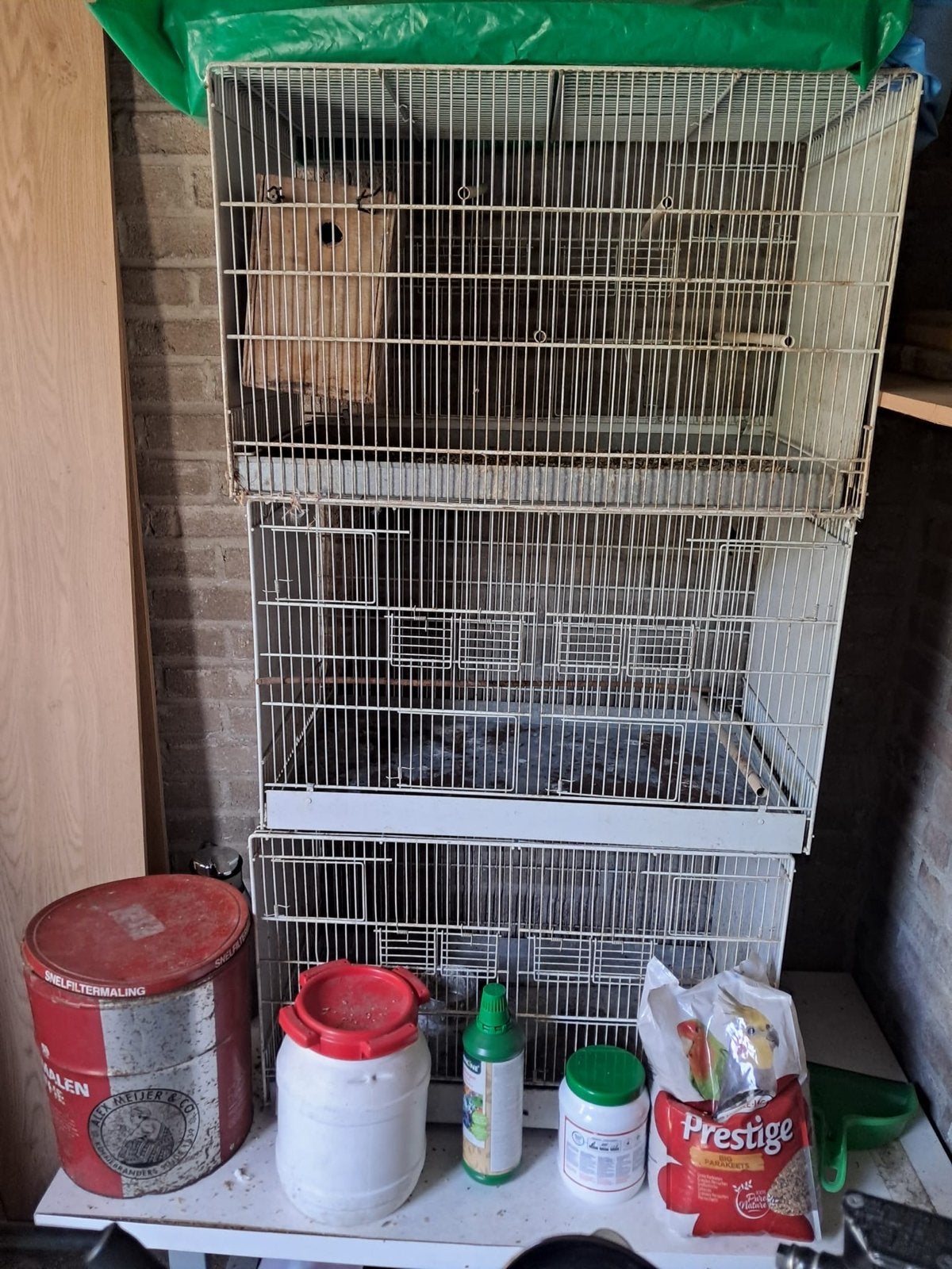 Vogelkooien te koop!, Dieren en Toebehoren, Ophalen, Gebruikt, Metaal, Vogelkooi