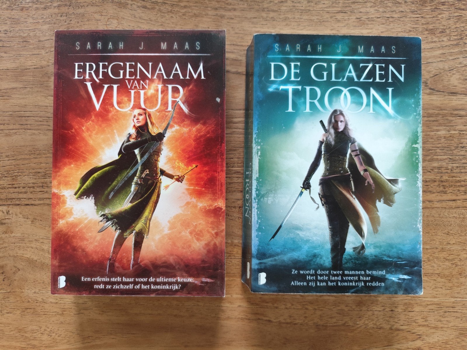 Sarah J. Maas - Erfgenaam van Vuur & De Glazen Troon, Boeken, Fantasy, Ophalen of Verzenden
