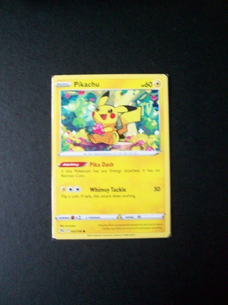 4933. Nieuwe Pokemon kaart PIKACHU HP 60 (052/196) 2022, Ophalen of Verzenden, Nieuw, Losse kaart