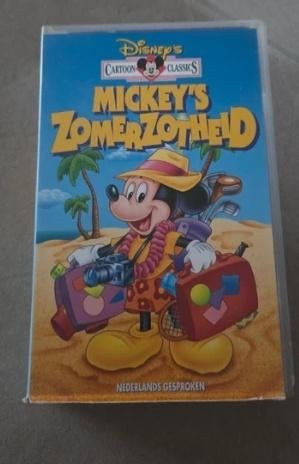 Disney mickey's zomerzotheid videoband, Gebruikt, Alle leeftijden, Overige typen, Overige soorten