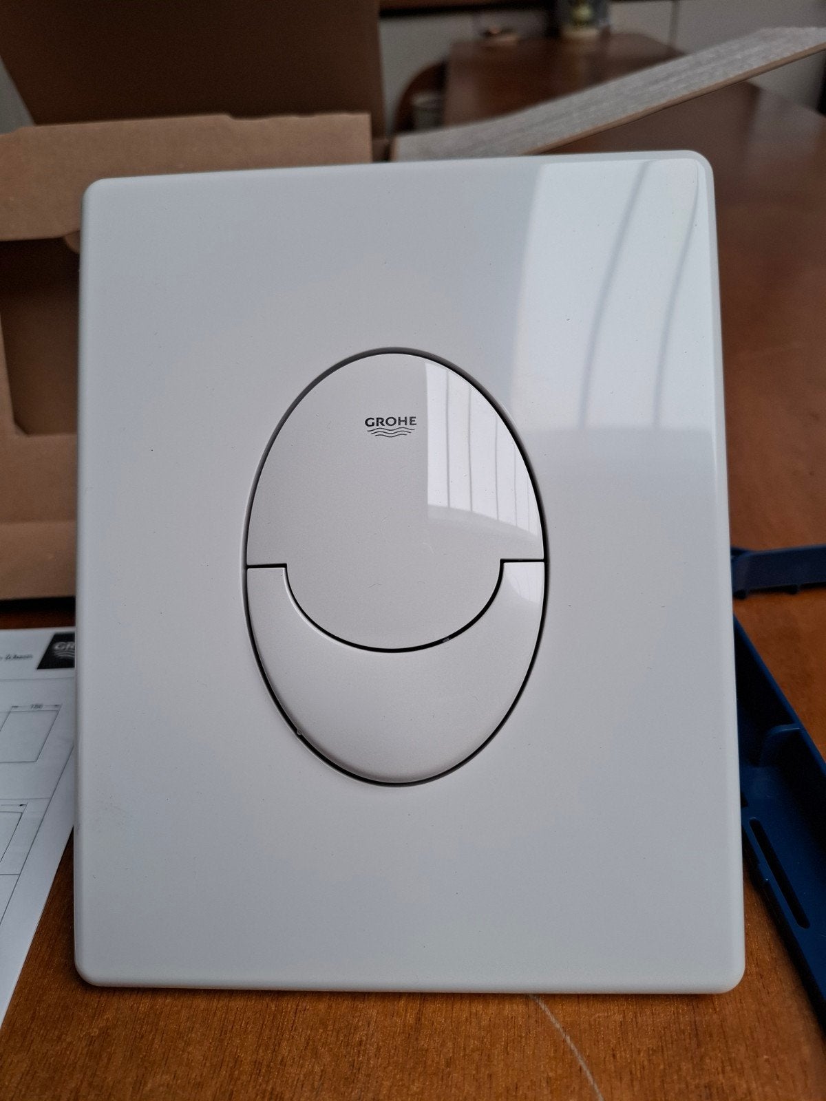 Grohe Skate Air Toilet Bedieningsplaat Wit, Ophalen of Verzenden, Nieuw, Toilet