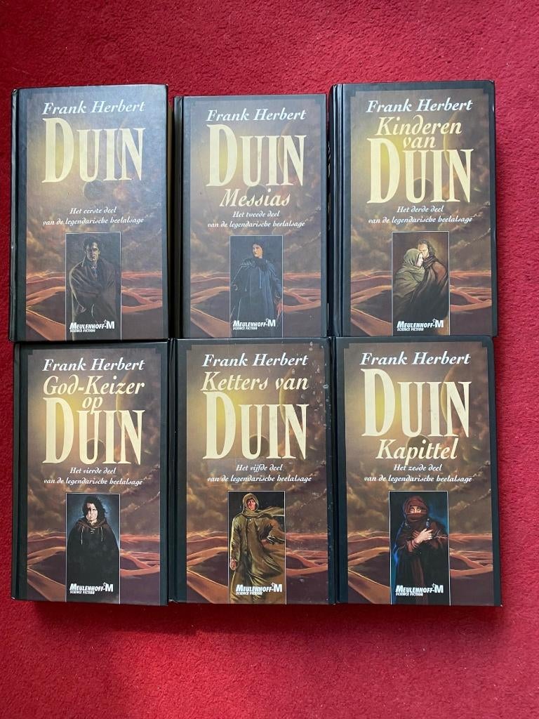 FRANK HERBERT DE SERIE OVER DUIN COMPLEET IN STAAT VAN NIEUW, Boeken, Ophalen of Verzenden