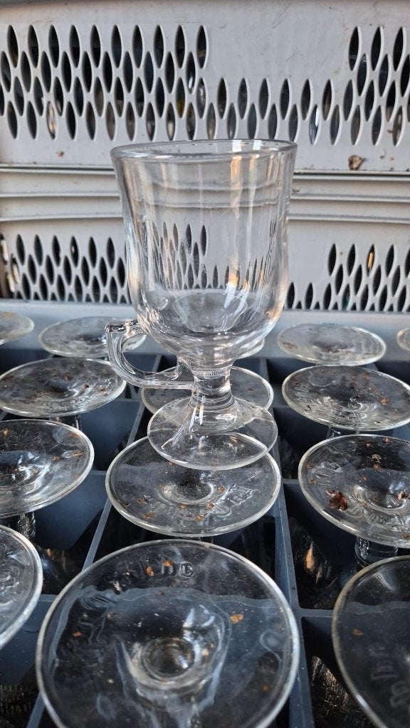 Irish coffee glazen, Ophalen of Verzenden, Gebruikt, Overige typen