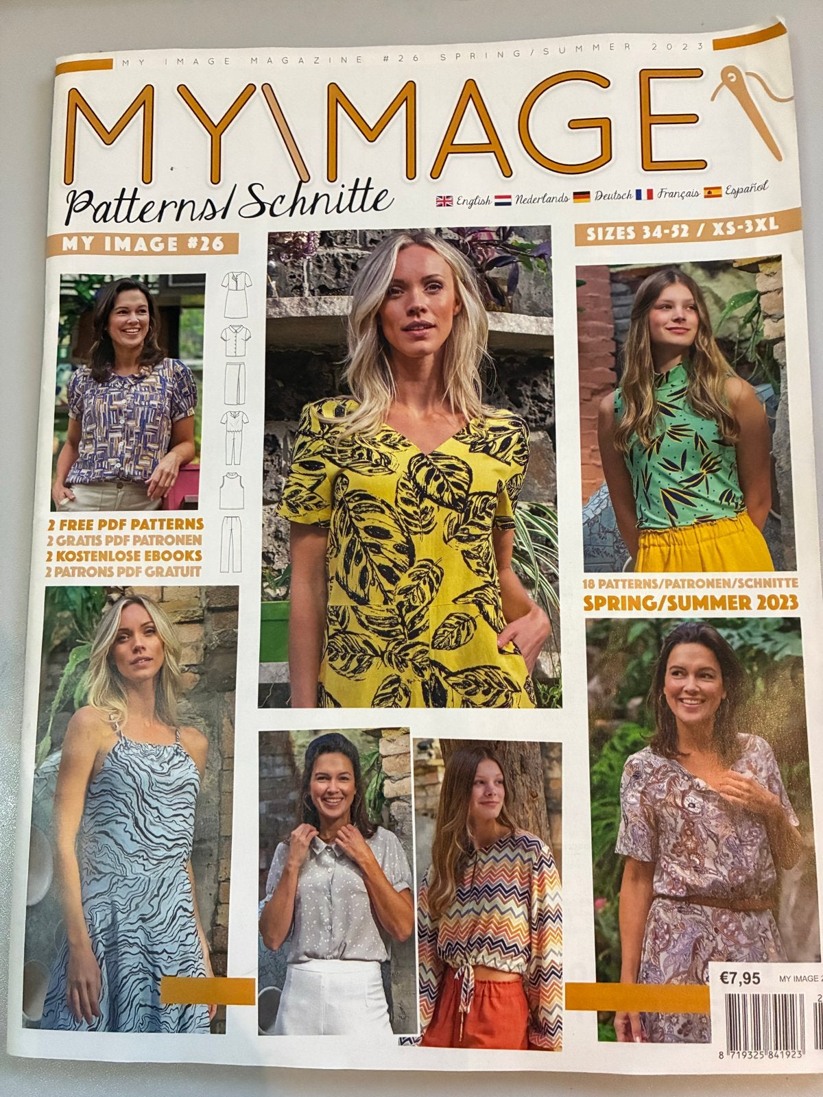 My Image Magazine #26 - Naaipatronen Lente/Zomer 2023, Hobby en Vrije tijd, Kledingpatronen, Overige merken, Overige typen, Verzenden