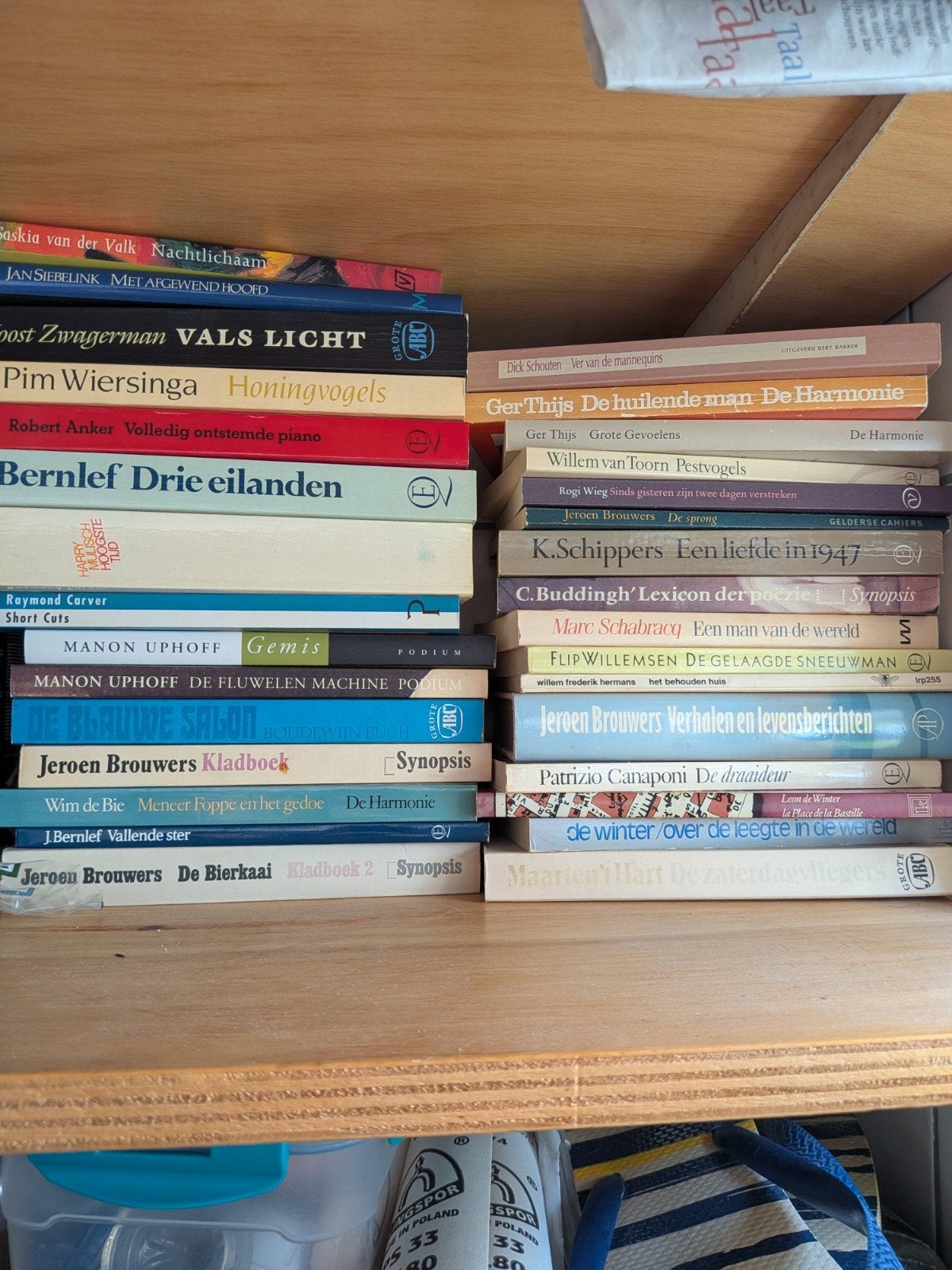 Partij literatuur Hermans vd Heijden Sartre Mulisch Brouwers, Ophalen