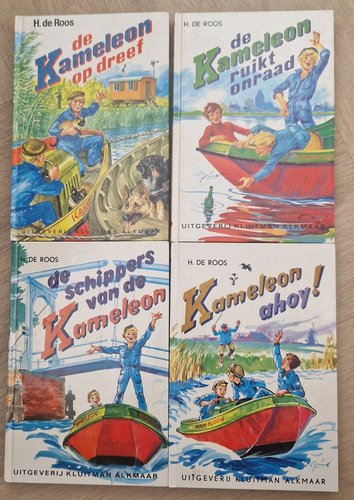 Kameleon boeken set - 4 delen van H. de Roos, Ophalen of Verzenden, Gelezen, H. de Roos, Fictie