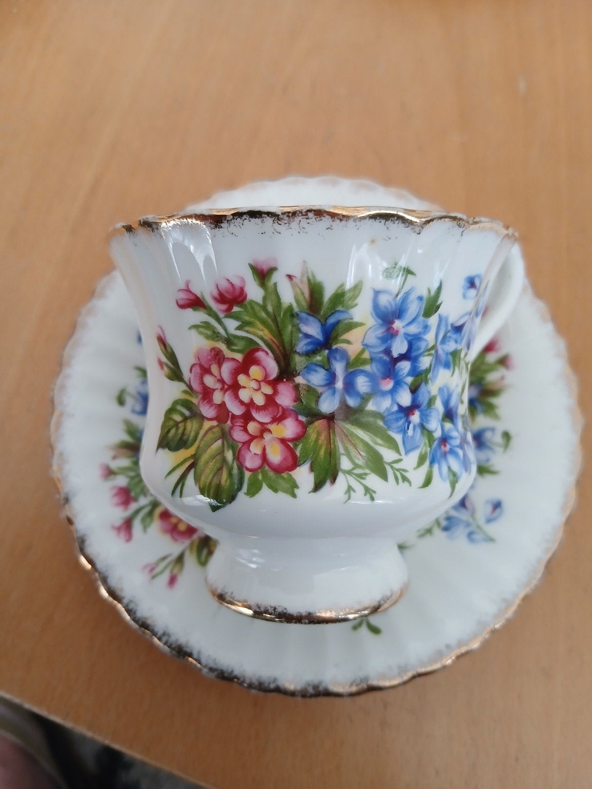 Vintage kop en schotel  Paragon, Ophalen of Verzenden