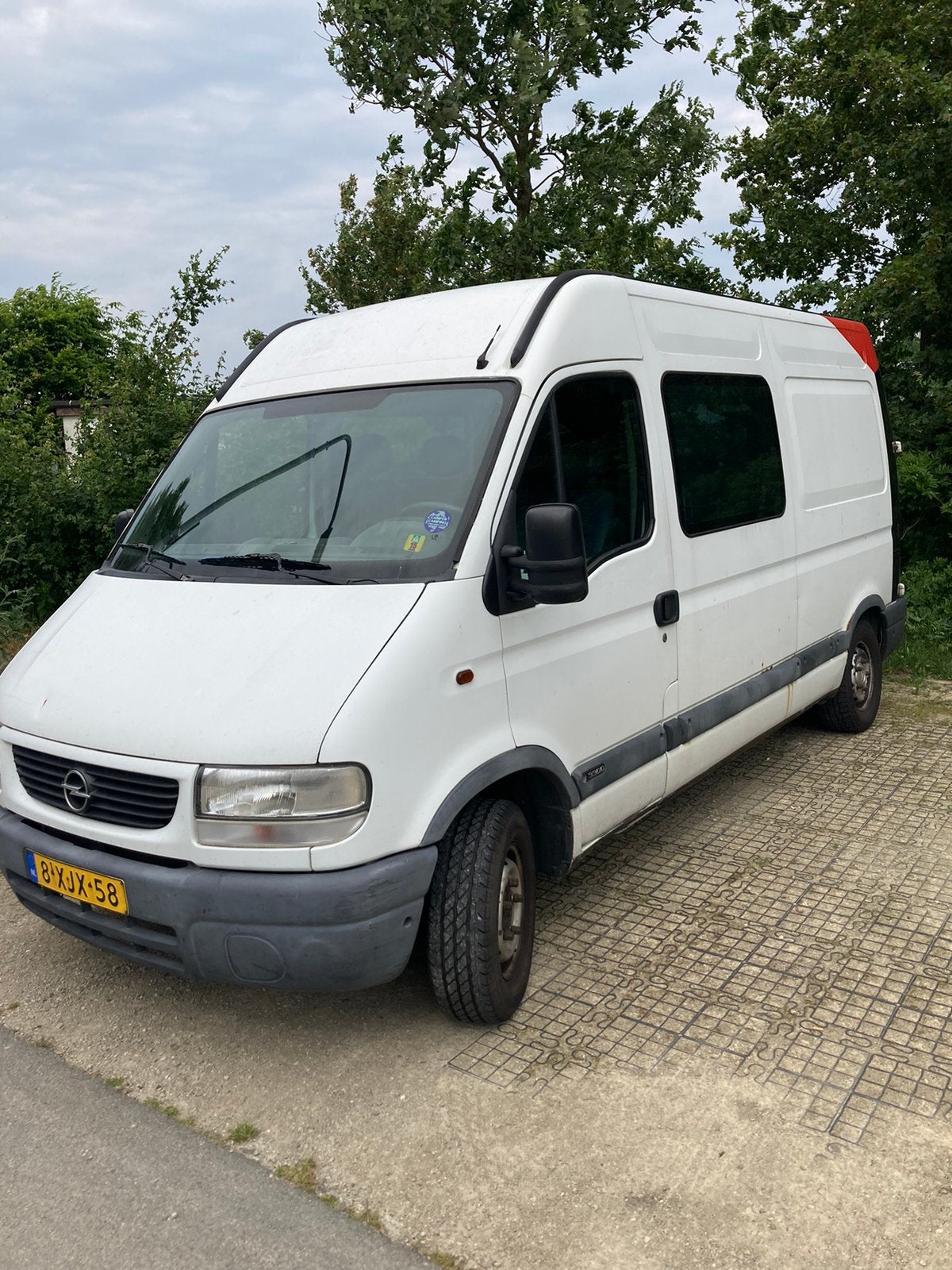 Opel movano camper 215dkm., 1998 kg, 2000 kg, Wit, Origineel Nederlands