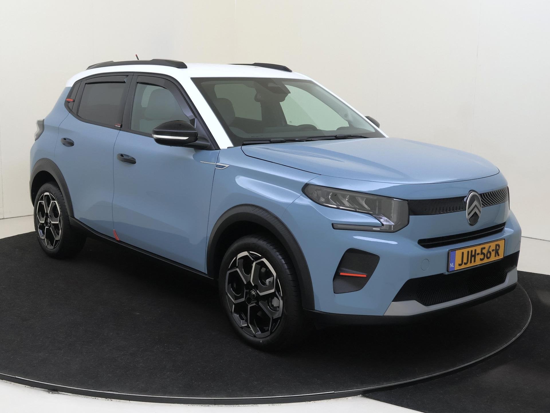 Citroen C3 1.2 Hybrid 110pk Max Navigatie | Achteruitrijcame, 1227 kg, Euro 6, Blauw, Leder en Stof