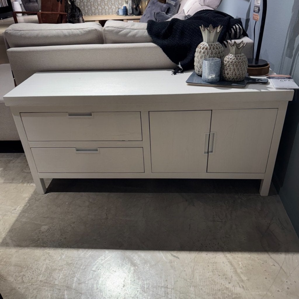 Tv-meubel Stretto White Mindi Hout - Pronto Wonen, Niet ingevuld, Niet ingevuld, Niet ingevuld