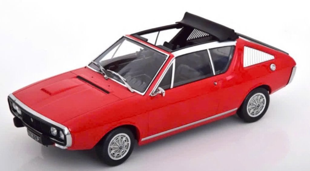Renault 17 Gordini Decouvrable 1975 Rood 1/18 NOREV 185371
