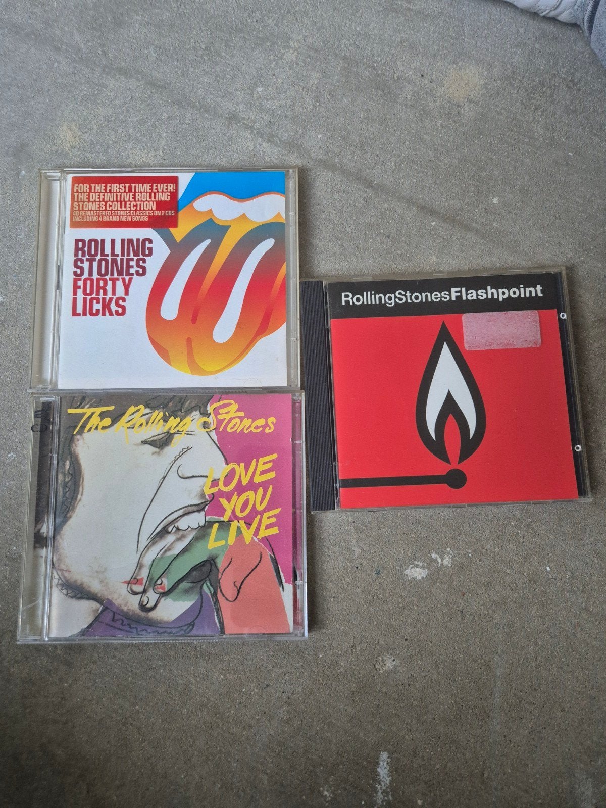 The Rolling Stones CD Collectie forty Licks, Love You Live,, Cd's en Dvd's, Rock, Gebruikt, Ophalen of Verzenden, Inclusief doosje