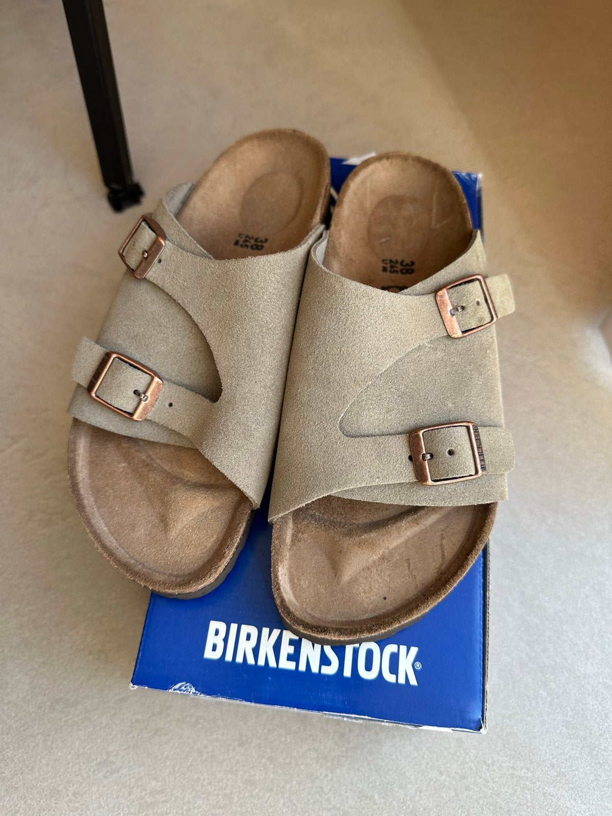 Birkenstock Zürich BS Taupe - Maat 38, Overige kleuren, Nieuw, Sandalen of Muiltjes, Ophalen of Verzenden