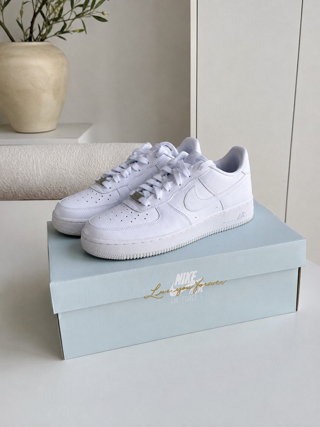 Nike Air Force 1 maat 38,5, Blauw, Nike, Ophalen of Verzenden, Sneakers of Gympen