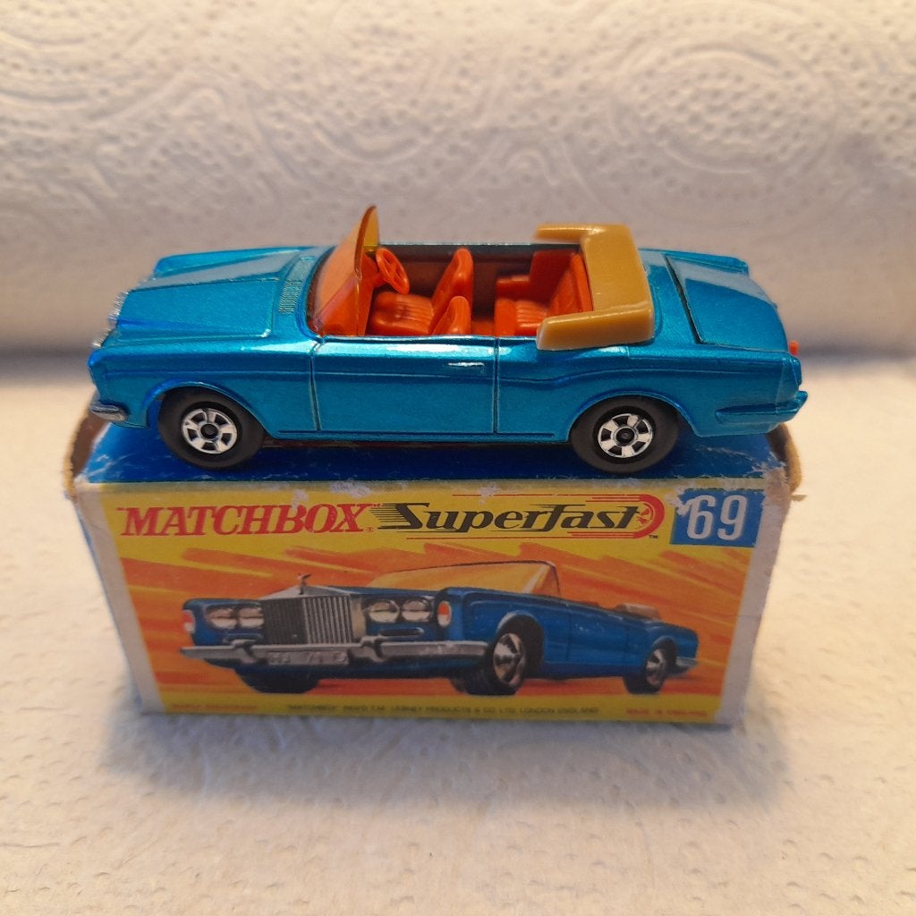 Matchbox Lesney Rolls Royce. Mint in compleet doosje., Ophalen of Verzenden, Zo goed als nieuw, Auto