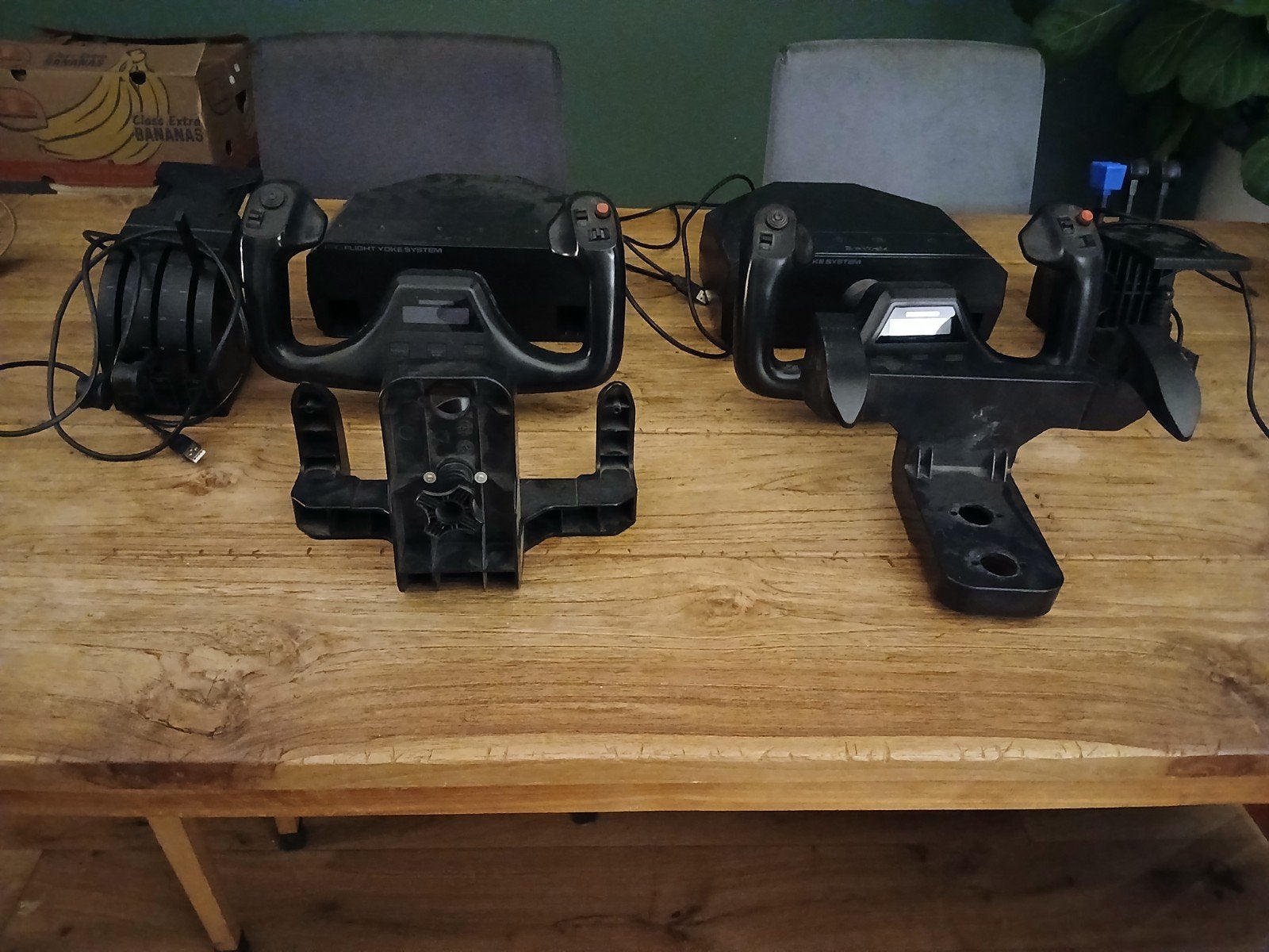 Saitek Pro Flight Yoke System & Throttle Quadrant, Gebruikt, 1 speler, Ophalen of Verzenden, Vanaf 7 jaar