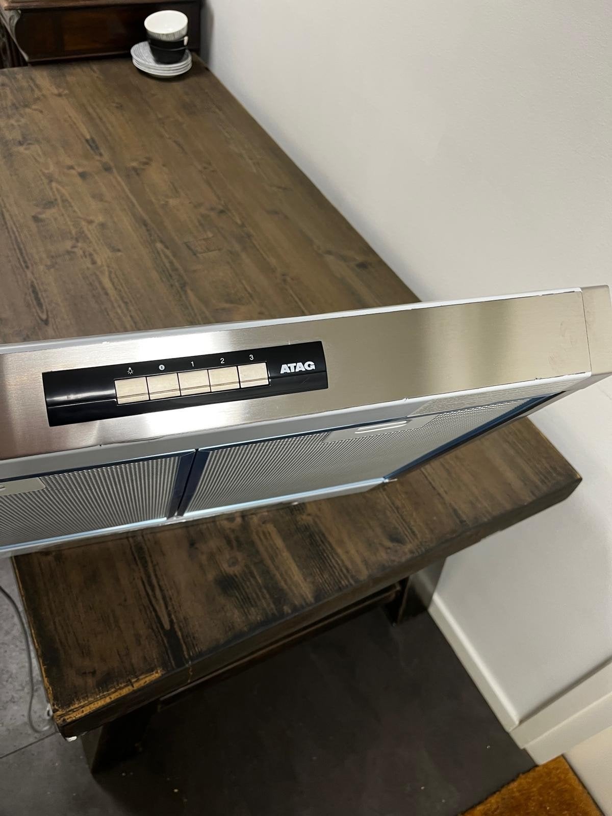 Nieuwe Atag afzuigkap WO6111BMUU voor onderbouw, Minder dan 200 m³ per uur, Onderbouw afzuigkap, Nieuw, Ophalen of Verzenden