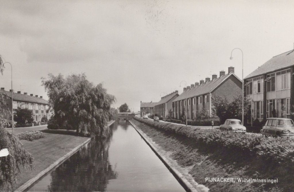 PIJNACKER - 1972 - WILHELMINASINGEL, Verzamelen, Ansichtkaarten | Nederland, Verzenden, 1960 tot 1980, Ongelopen, Zuid-Holland