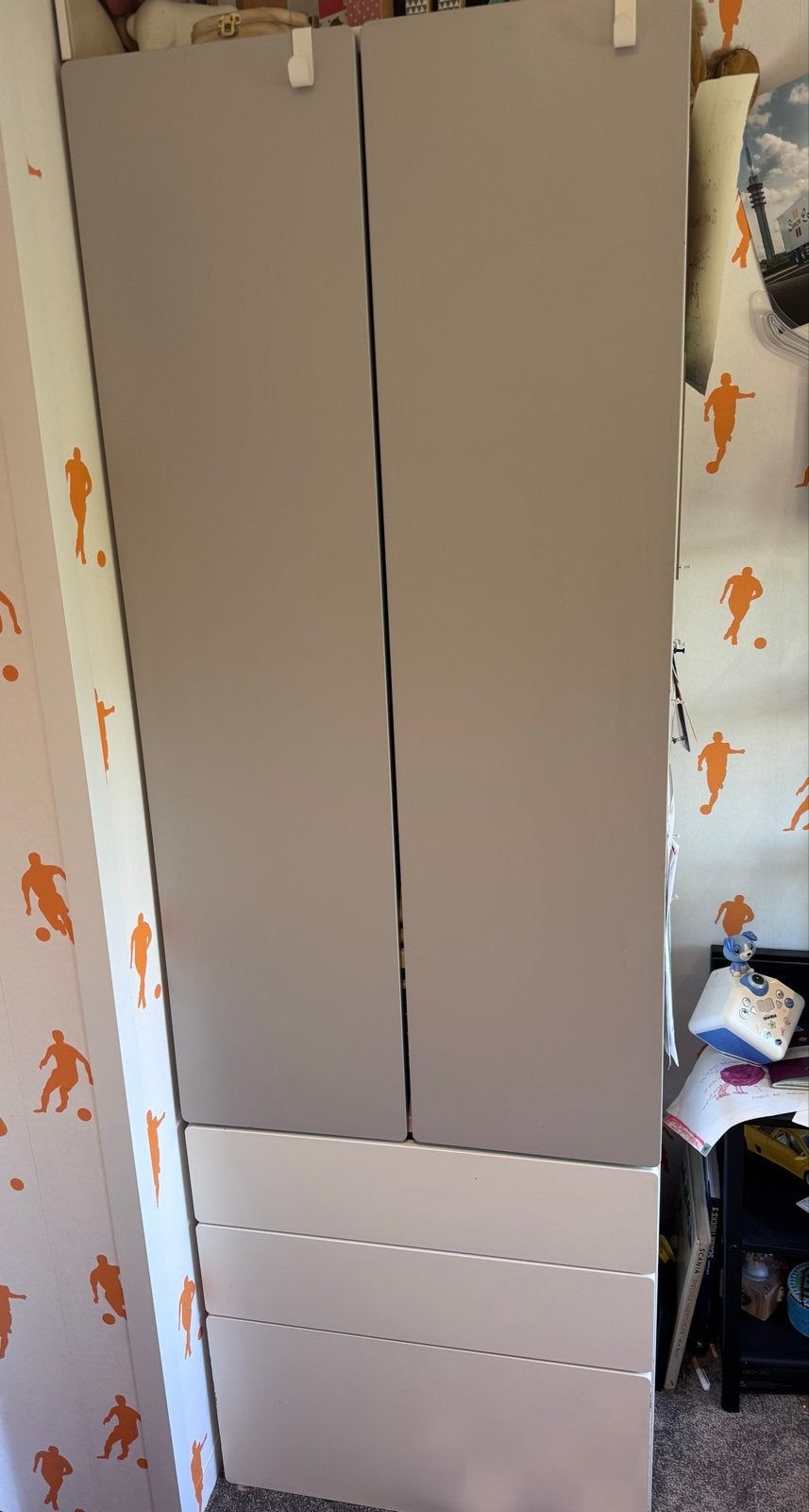 IKEA smastad Kinder Kledingkast met bijpassende kist, Ophalen, Overige materialen, Gebruikt, 50 tot 100 cm