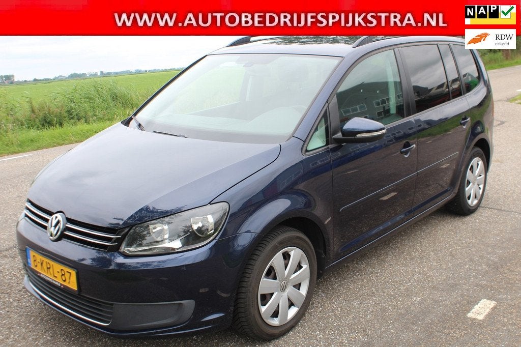 Volkswagen Touran 1.6 TDI Comfortline BlueMotion 7-persoons, Auto's, Volkswagen, Voorwielaandrijving, Euro 5, Gebruikt, Zwart